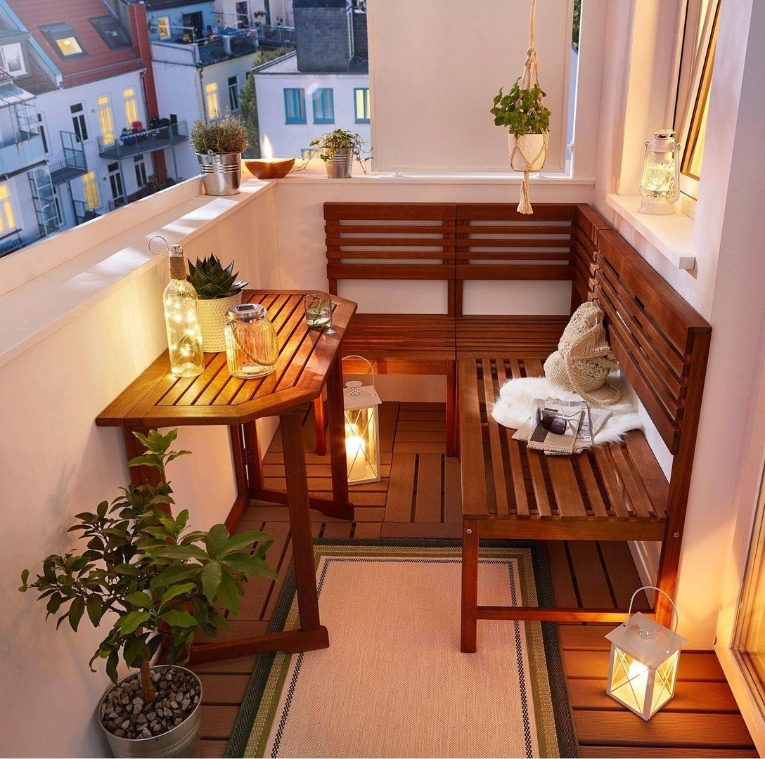 Küçük Evler İçin Fonksiyonel Balkon ve Dış Mekan Mobilyaları