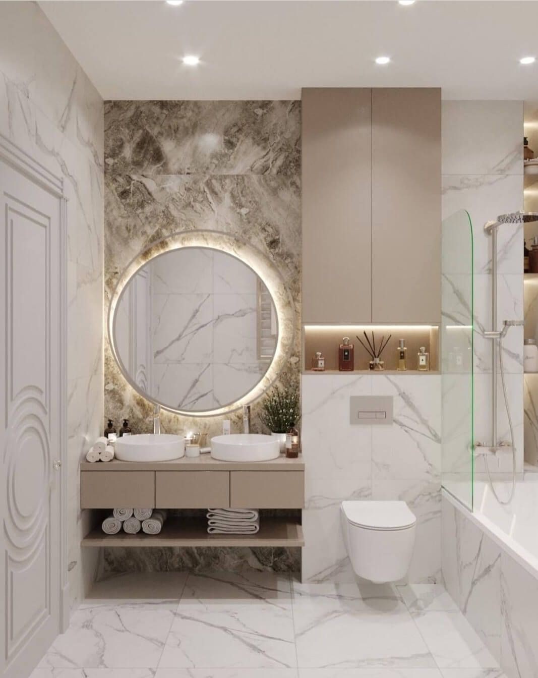 Küçük Evler İçin Fonksiyonel Banyo ve Koridor Mobilyaları