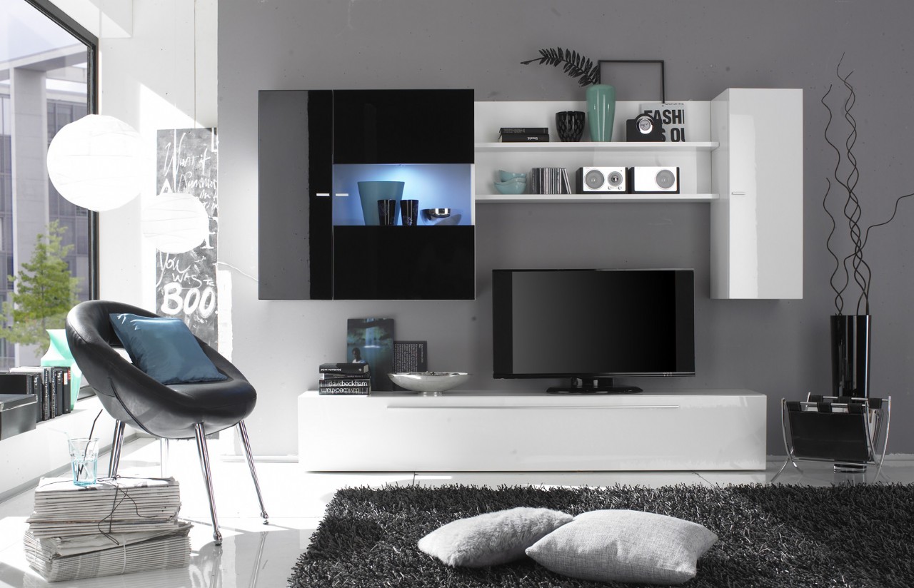 TV Ünitesi modern ev dekorasyonu öne çıkan tasarımlar