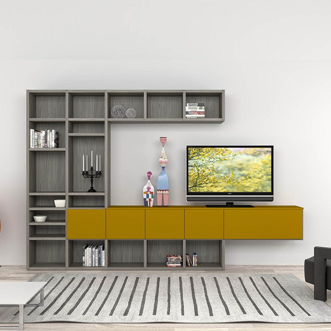 TV Ünitesi modern ev dekorasyonu öne çıkan tasarımlar