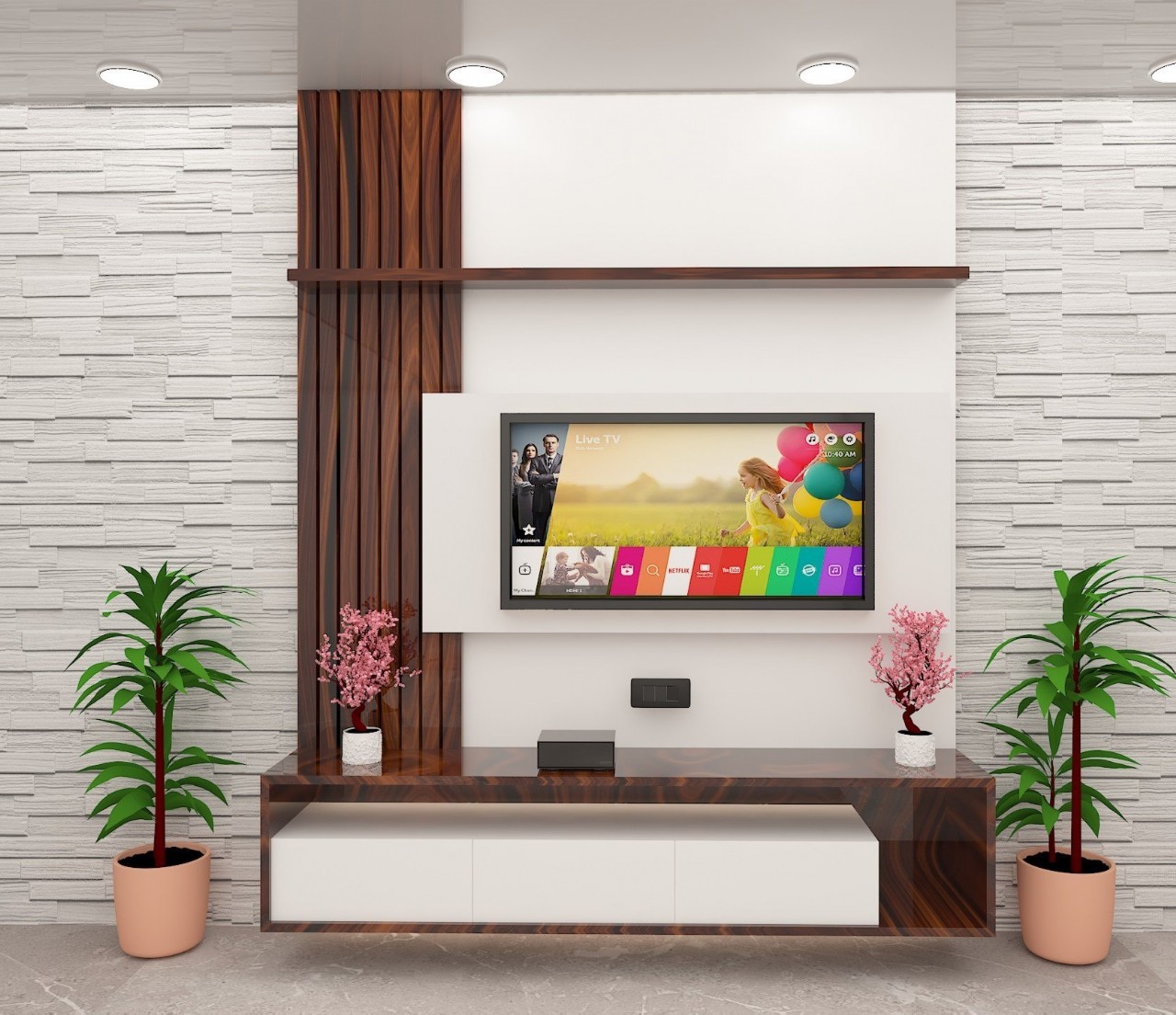 TV Ünitesi modern ev dekorasyonu öne çıkan tasarımlar