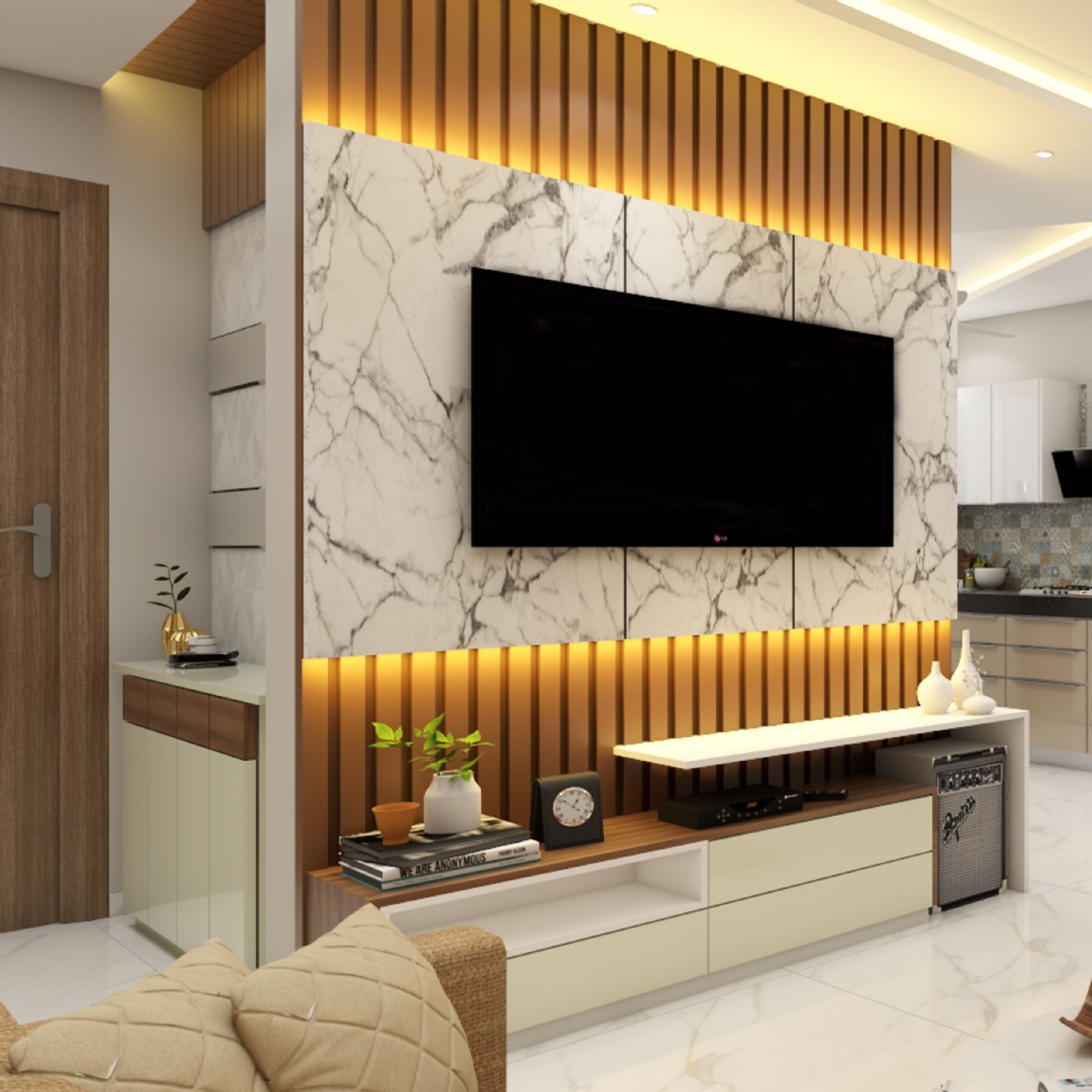 TV Ünitesi modern ev dekorasyonu öne çıkan tasarımlar