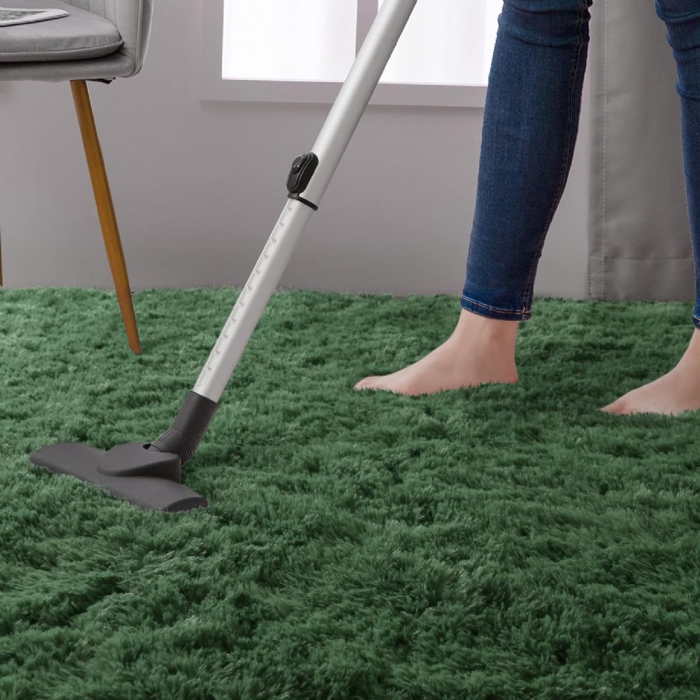 Kodu: 725 - Dweıke Peluş Orman Yeşili 120x180 Cm Halı, Kaymaz, Yıkanabilir, Yatak Odası Çocuk Odası