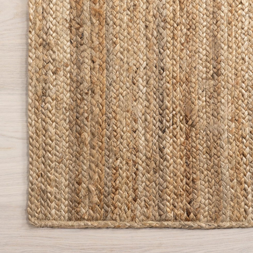 Kodu: 681 - Nuloom 12x18 Rigo Jute El Dokuma Halı, Doğal, Çiftlik Evi Tarzı, Yatak Odası, Oturma Odası