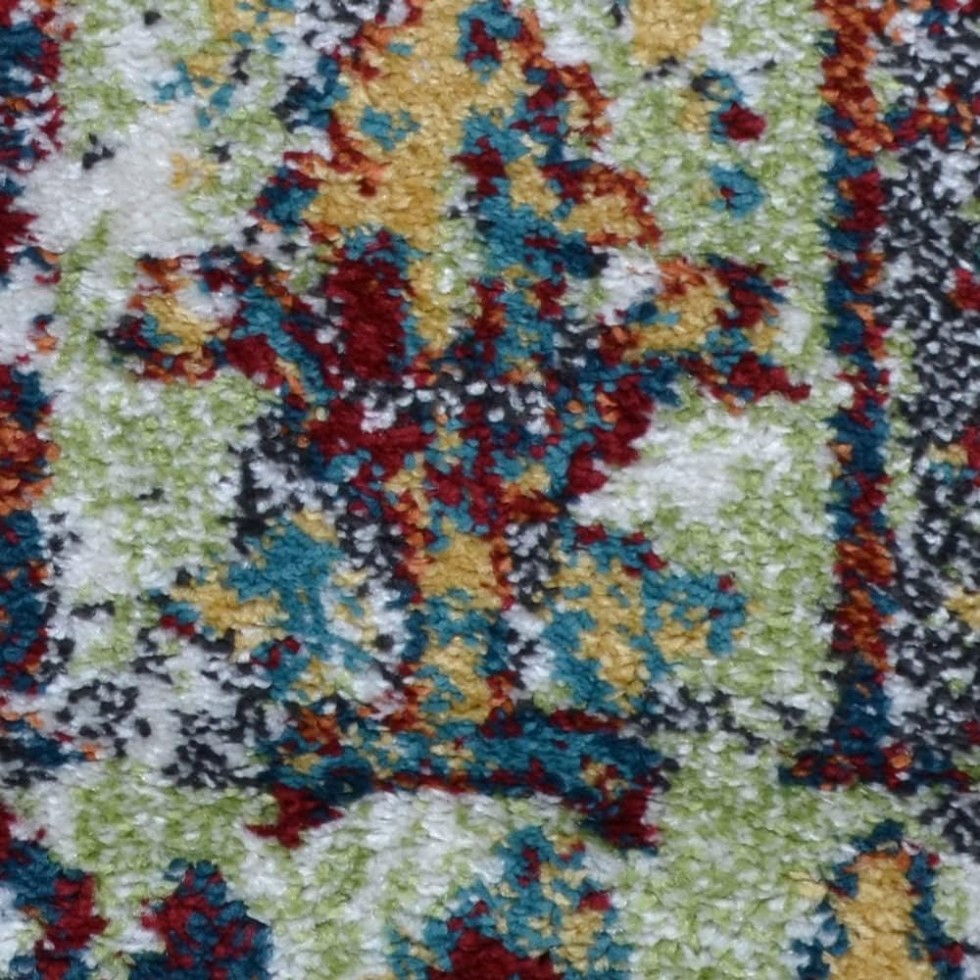 Kodu: 703 - Rugsotic 4'x6' Makine Dokuma Heatset Polipropilen Halı, Modern Çok Renkli Dikdörtgen